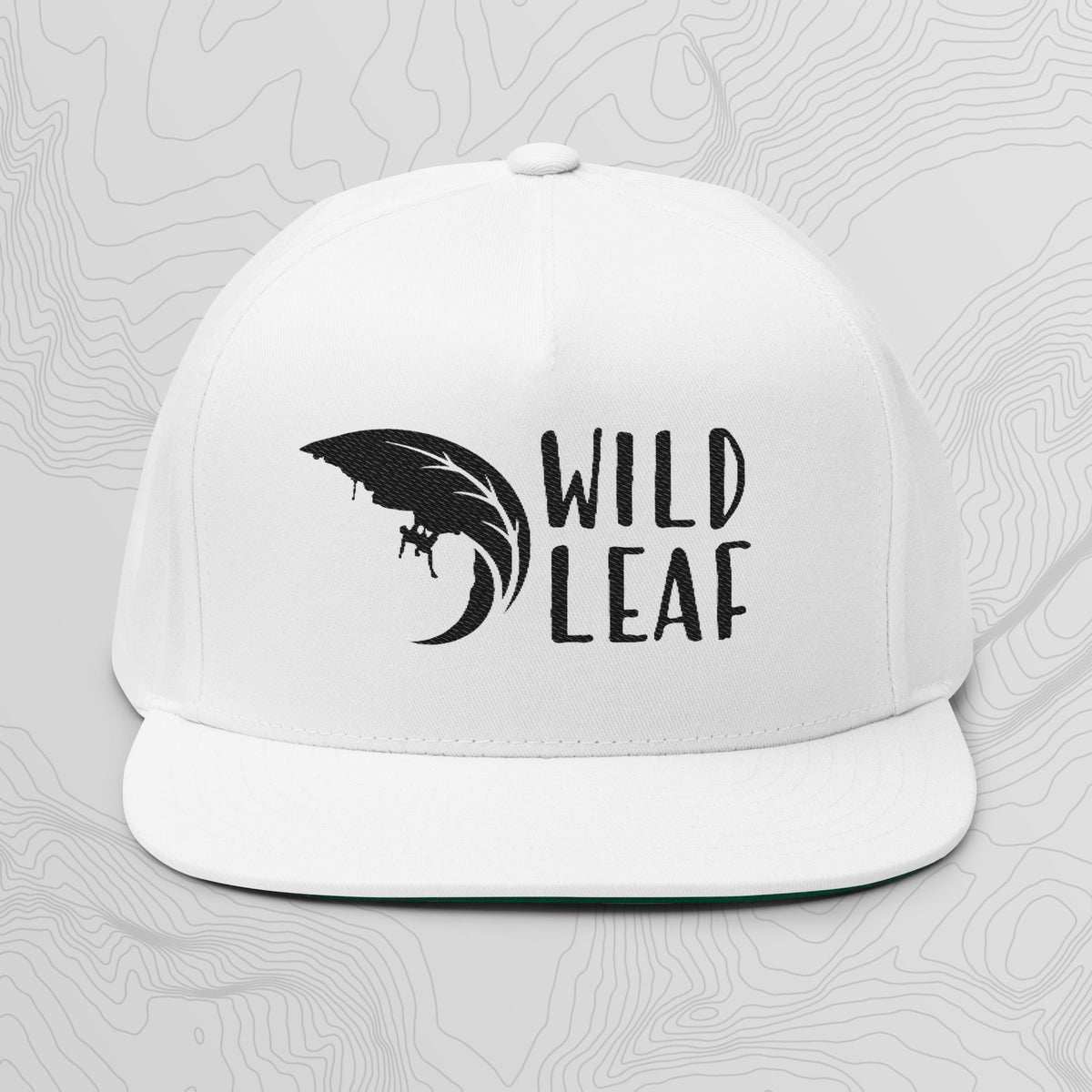 Wild Leaf Flat Cap