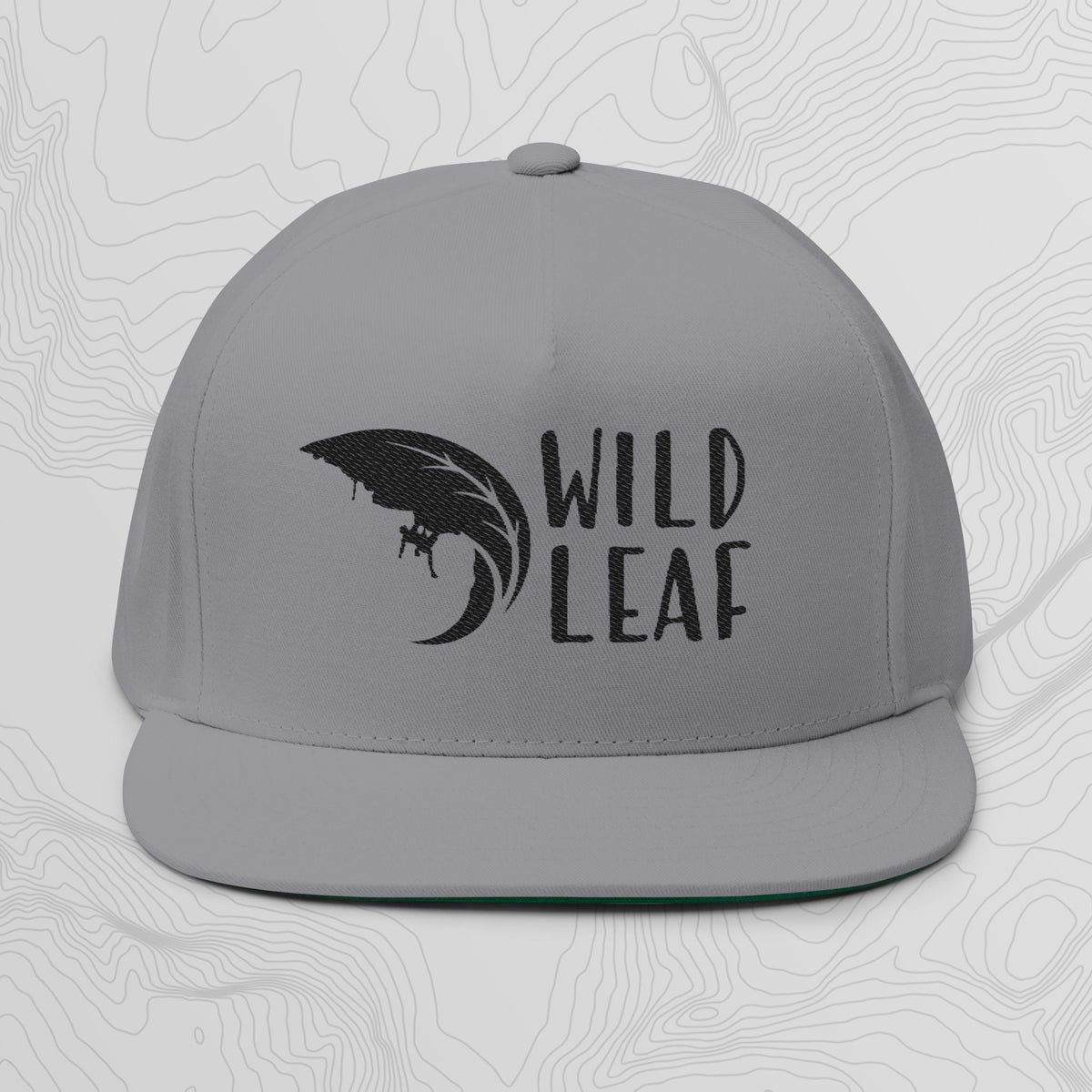 Wild Leaf Flat Cap