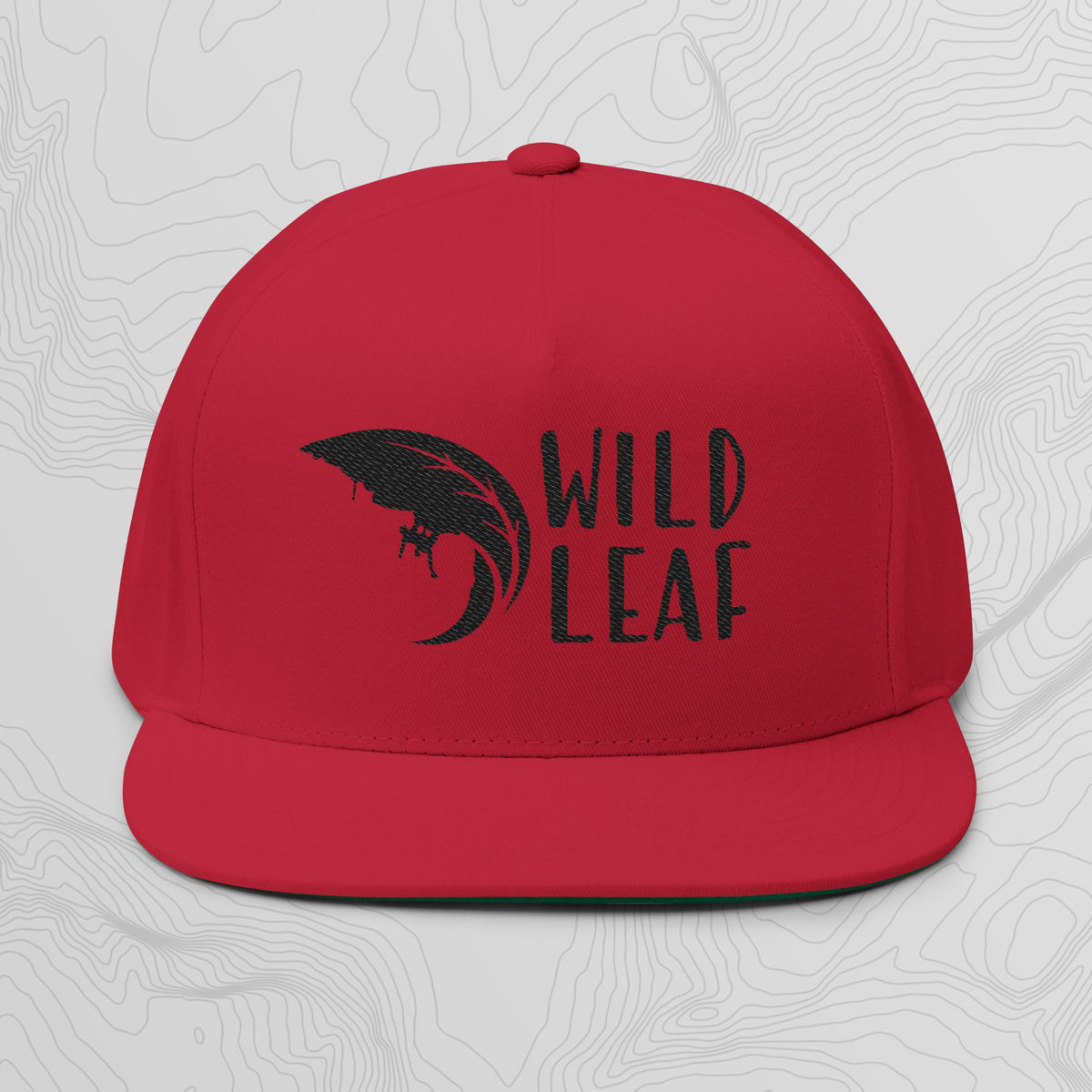 Wild Leaf Flat Cap